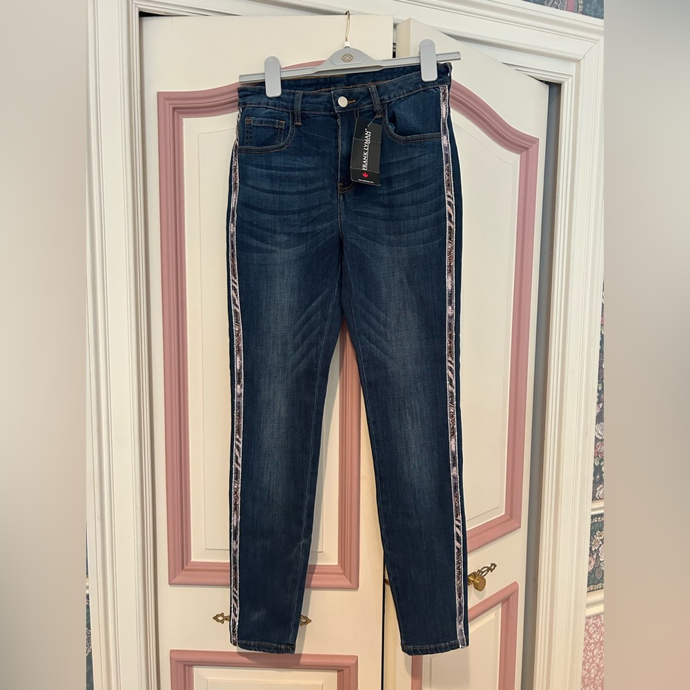 Frank Lyman Design Blue Skinny Jeans